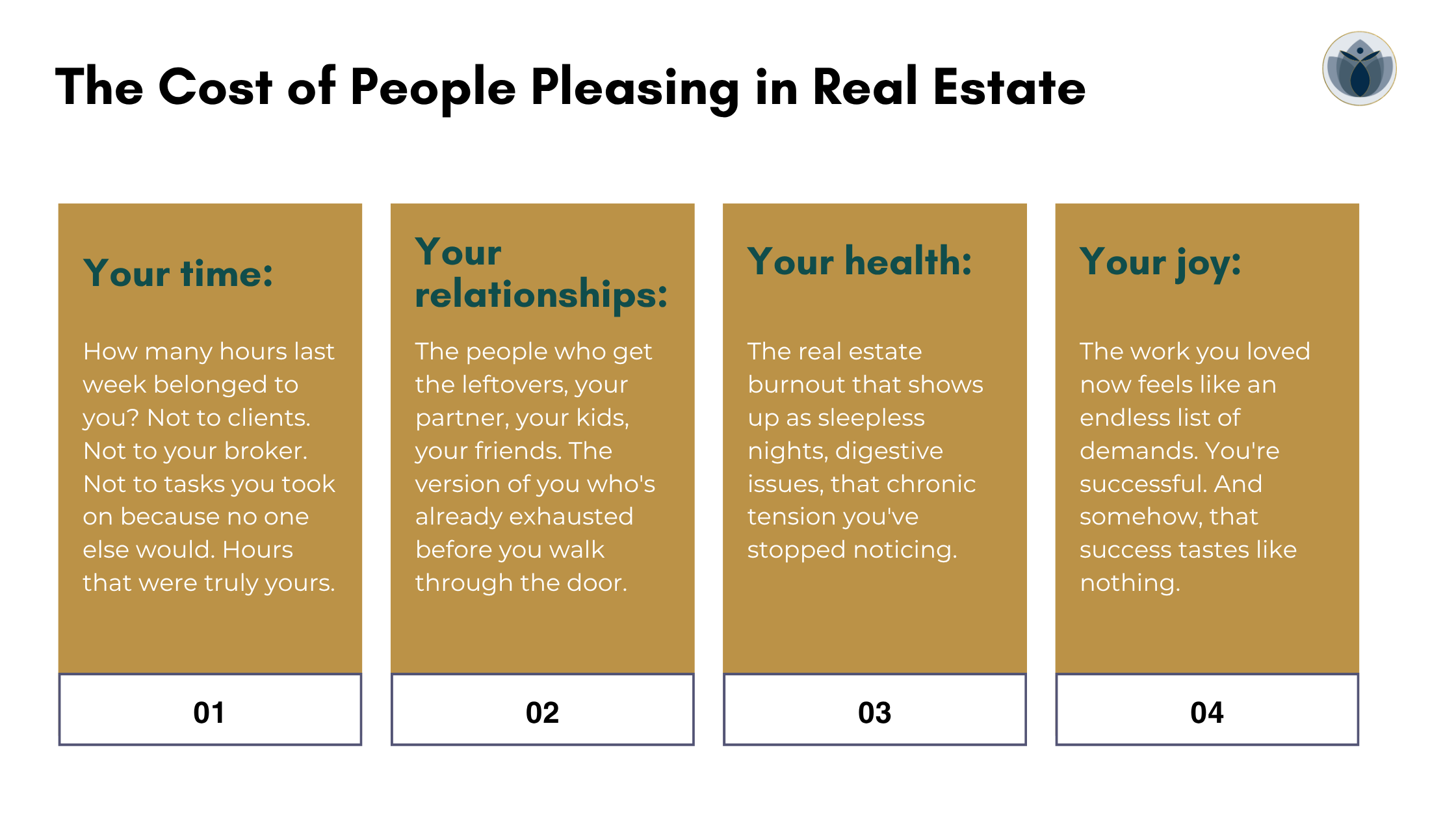 Real estate professional appearing overwhelmed by client demands, constant communication, and work-related stress, illustrating the hidden burnout caused by people-pleasing behaviors.