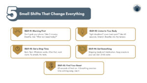 Five Small Shifts That Change Everything