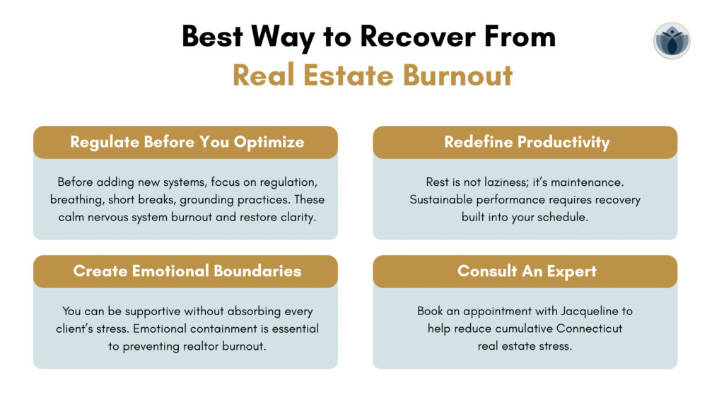 Best Way to Recover From Real Estate Burnout