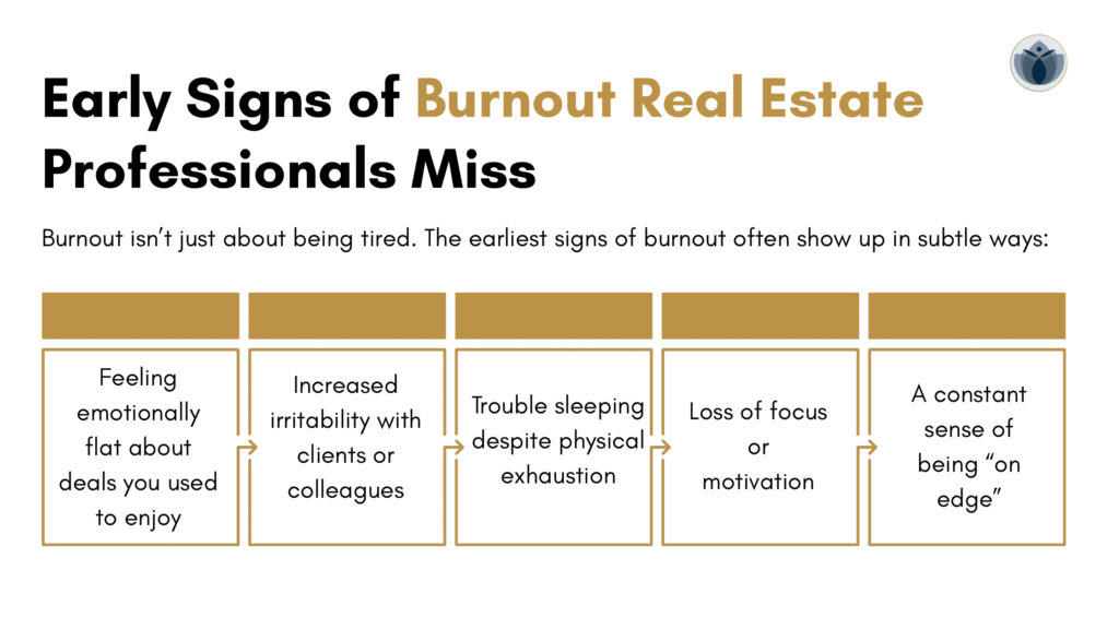 Early Signs of Burnout Real Estate Professionals Miss